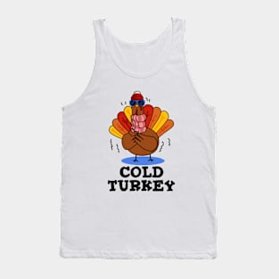 Cold Turkey Cute Animal Pun Tank Top